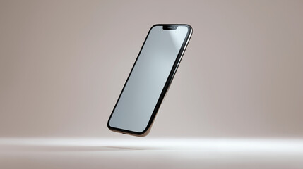 Phone display with the same background color