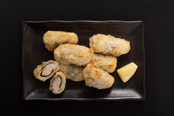 ささみチーズ　大葉　竜田揚げ