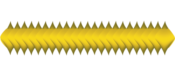 This image features a golden abstract symmetric wave pattern on a black background. The design appears fluid and dynamic, with mirrored curves and ribbon-like shapes forming a continuous ornamental 