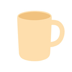 Minimalist Beige Hot Drink Mug