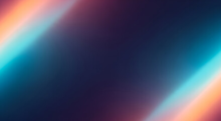 Abstract Gradient Background Light Streaks Orange Teal Dark Blue Copy Space