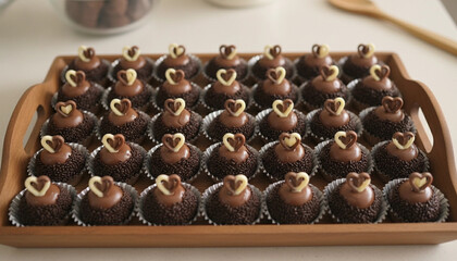 chocolate cake with nuts