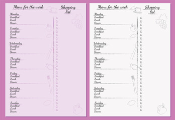 Menu for the week 3195x2200