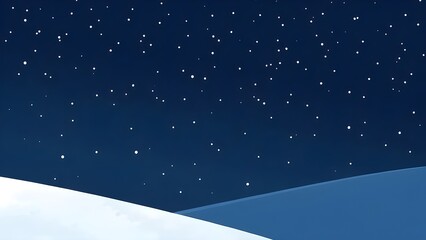 Naklejka premium 밤하늘에 반짝이는 별똥별 a twinkling shooting star in the night sky