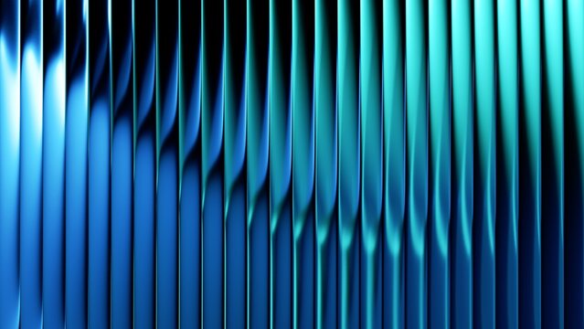 Futuristic turquoise and blue glass gradient reflections, unique abstract background for sci-fi design, motion graphics, and stock visual projects.
