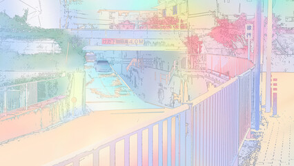 日本の街japanese landscape
