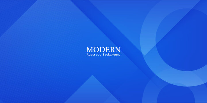 Modern Abstract Royal Blue Geometric Background Digital Technology Banner. Suit for banner, web, brochure, pamflet and presentation