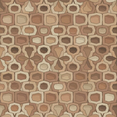 Rajasthani Geometric Pattern with Star and Diamond Design