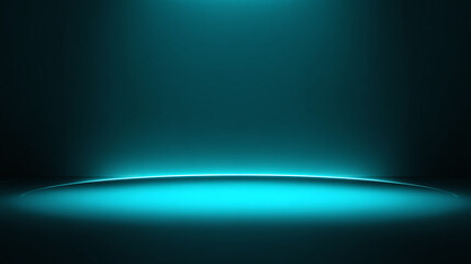 Abstract teal background with light. A minimalist teal background, bathed in soft light, evokes a sense of calm and serenity. Perfect for adding a touch of elegance to any design. 