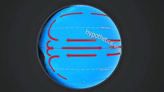 Ocean currents ideal model