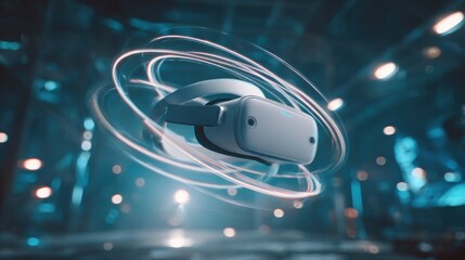 Experience virtual reality with cutting-edge VR gear and mesmerizing visuals.