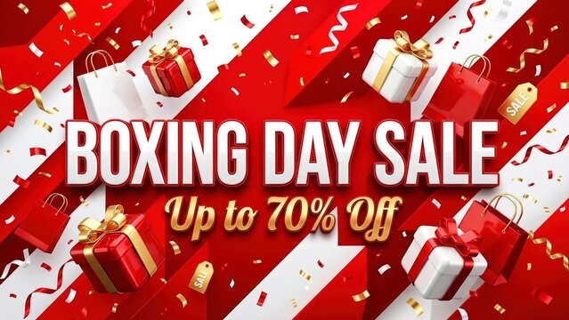 Don't miss this Boxing Day Sale with up to 70% off! Get your shopping bags and gifts ready for amazing deals and festive fun now