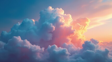 Colorful Clouds at Sunset - A Beautiful Sky.