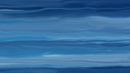 Abstract blue painted background with horizontal brush strokes.