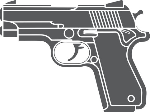 Esports Headphone with Microphone - Line Art Vector