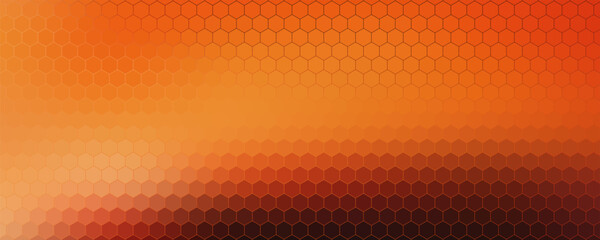 Honeycomb pattern . Golden honeycomb pattern . Honeycomb wallpaper . Honey background . Vector illustration