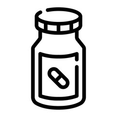 medicine line icon