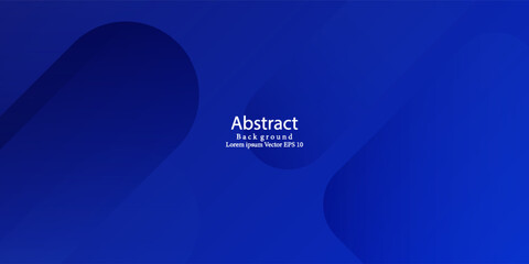 Abstract blue background with glowing geometric lines. Modern blue gradient square shape design. Modern creative trendy design in vector illustration