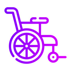 wheelchair gradient icon
