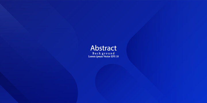 Abstract blue background with glowing geometric lines. Modern blue gradient square shape design. Futuristic technology concept