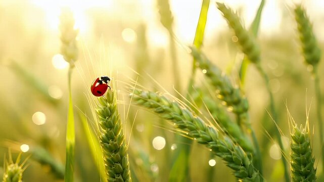 ladybug video stock lifestyle HD element.