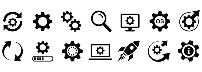 Empower Your Tech Visions with Streamlined Gear Icons for Seamless Integration and Dynamic Solutions that Drive Innovation and Growth in the Digital Realm