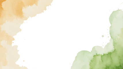 indian watercolor texture flag colors with white space. republic, independence, celebration, freedom, template, png, banner,