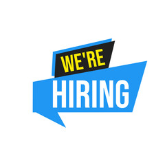 we are hiring png, HR vacancy alert, professional hiring sticker, career notice label, hiring message graphic, digital recruitment badge
