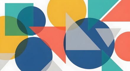 Colorful abstract vector background featuring a pie chart with 3D circles and a growth arrow as a symbol of financial data report design