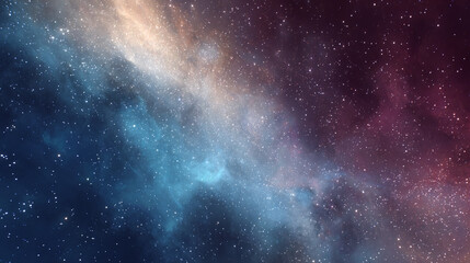 Obraz premium A breathtaking view of the galaxy filled with stars and nebulas