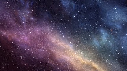 Fototapeta premium A stunning depiction of the cosmos, filled with stars and nebulae