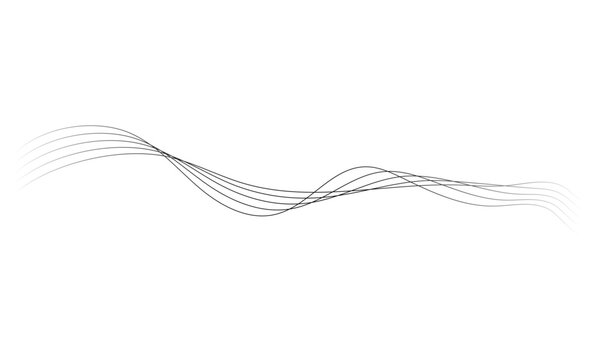 musical staff wavy abstract gradient blank black floating