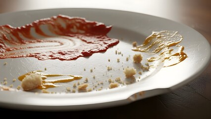 Scrambled Servings on Unwashed Dishes