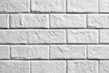 Obraz premium close up of a white brick wall with rough texture