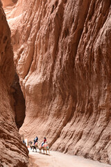 The Tianshan Grand Canyon or Kesileya Grand Canyon is a stunning natural feature in Xinjiang, China, characterized by its distinctive red canyons, formed by millions of years of wind and rain erosion.