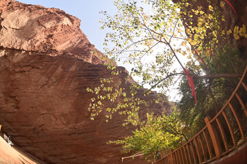 The Tianshan Grand Canyon or Kesileya Grand Canyon is a stunning natural feature in Xinjiang, China, characterized by its distinctive red canyons, formed by millions of years of wind and rain erosion.