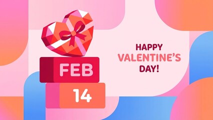 Celebrate Valentine's Day with this vibrant heart design, perfect for cards, promotions, or a heartfelt message for loved ones