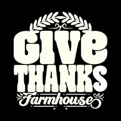 Give Thanks Farmhouse Wreath Graphic thanksgiving autumn