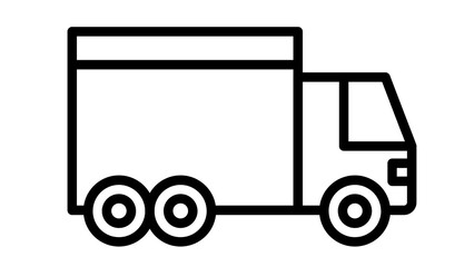 Heavy Duty Truck Illustration | Transportation Vehicle Design | Cargo Logistics Art