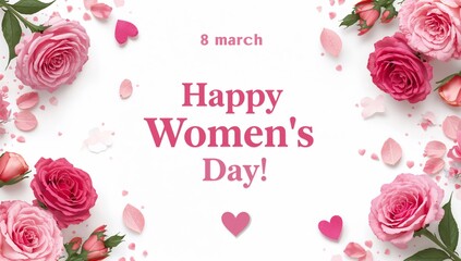 Celebrate Womens Day With Beautiful Roses and Heartfelt Messages on March 8