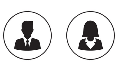 User Icon Vectors & Profile Avatar Graphics | Diverse People & Account Icons