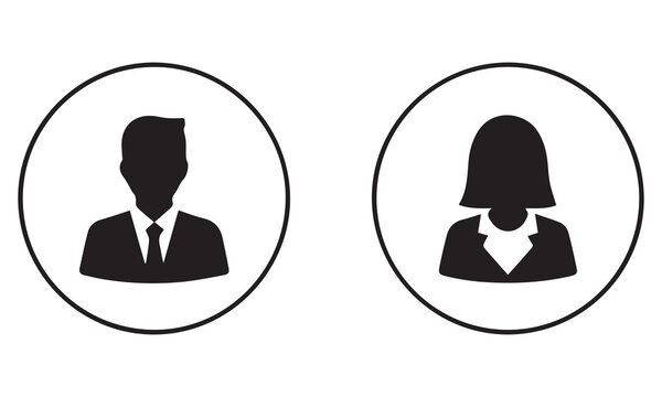 User Icon Vectors & Profile Avatar Graphics | Diverse People & Account Icons