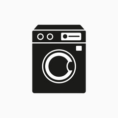  laundry machine front load icon template