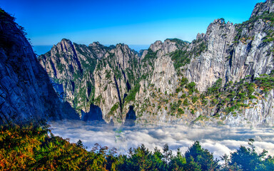 Obraz premium Mount Huangshan in Anhui Province, China