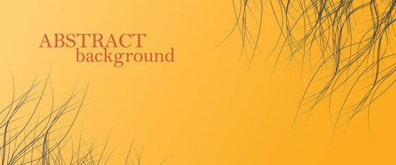 Abstract orange yellow gradient background. Creates a soft, artistic, and modern design.