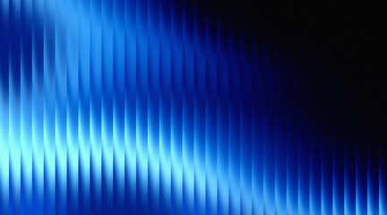 Blue gradient abstract background with glowing vertical lines.