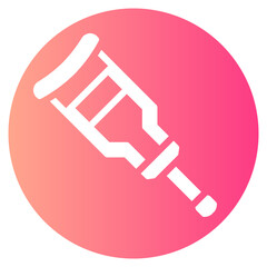 crutch gradient icon