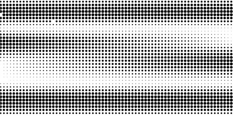Halftone black polka dots pattern on white background, minimalist abstract wall, arranged in diagonal lines, Black and white doted texture background. modern