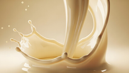 Soy Milk Flow Threads. Perfect for: Vegan brands, plant-based product ads