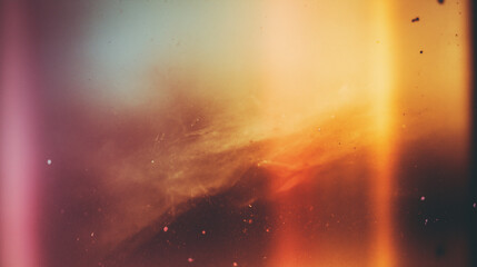 Abstract light leak on film negative, great for vintage design projects, photography overlays, artistic backgrounds, and creative digital compositions.